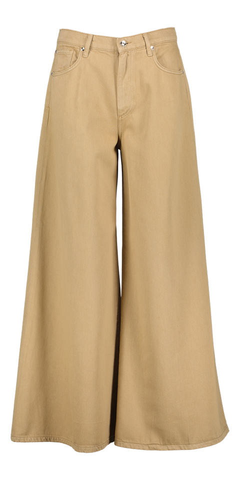 Beige wide leg jeans Liu Jo 