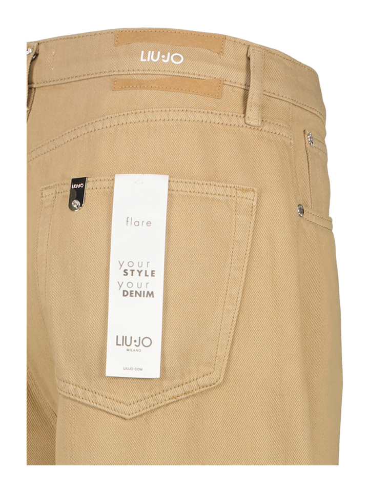 Beige wide leg jeans Liu Jo 