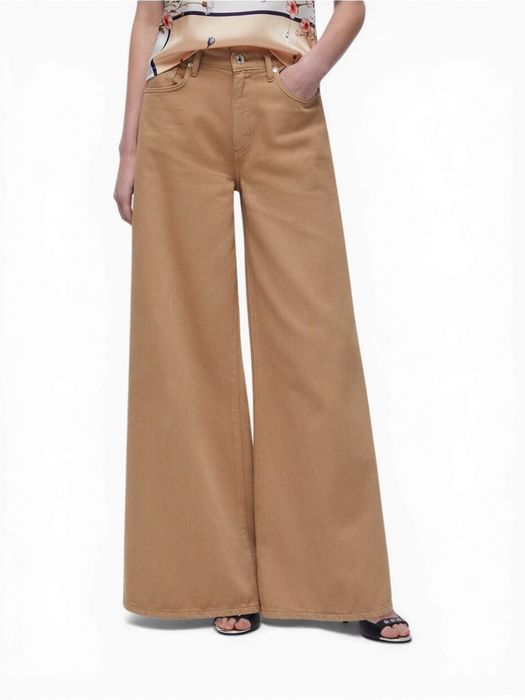 Beige wide leg jeans Liu Jo