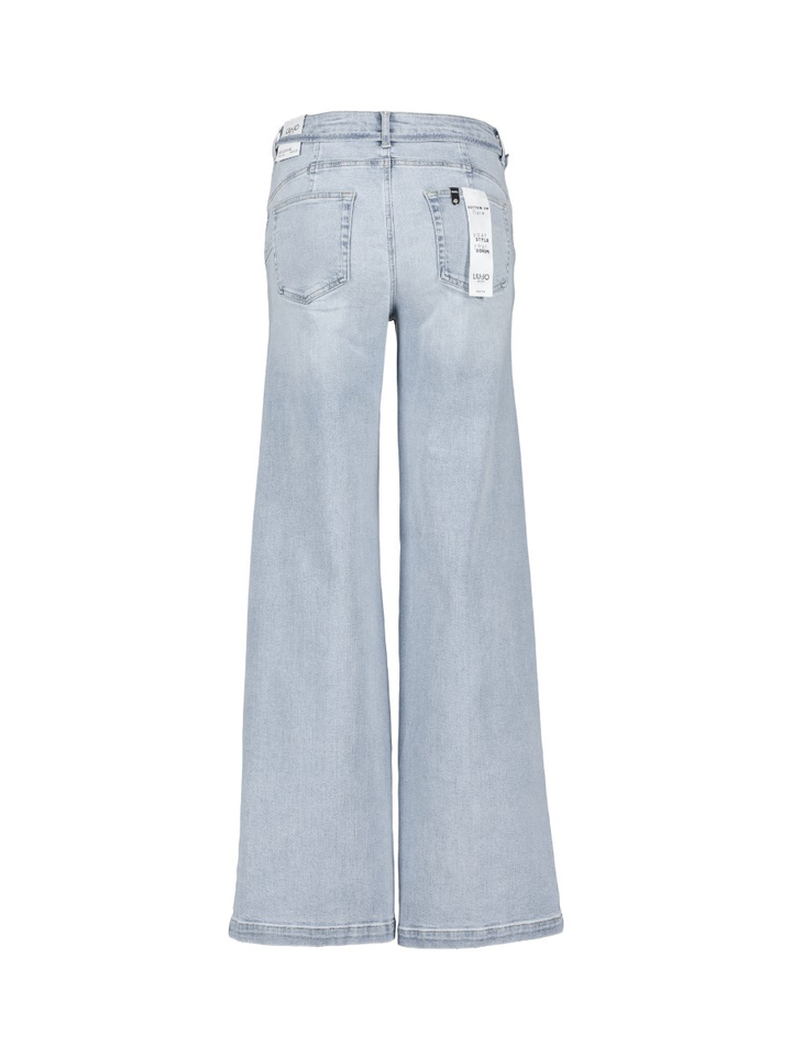 Licht blauwe wide fit jeans Liu Jo 