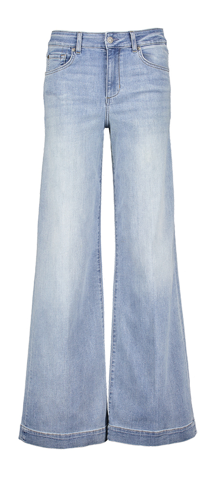 Blauwe flared jeans met strass detail achteraan Authentic flare Liu Jo