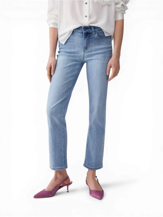 Lichtblauwe slim fit jeans Lui Jo