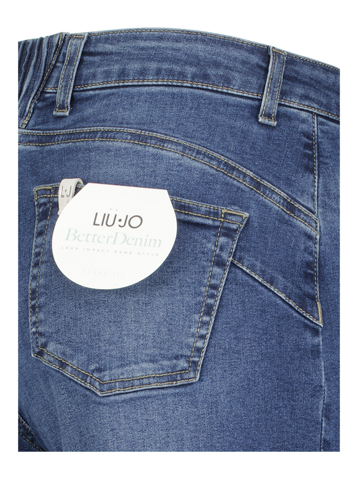 Donkerblauwe flare jeans Parfait Flare Liu Jo Jeans 