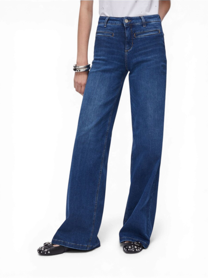 Donkerblauwe flare jeans Parfait Flare Liu Jo Jeans 