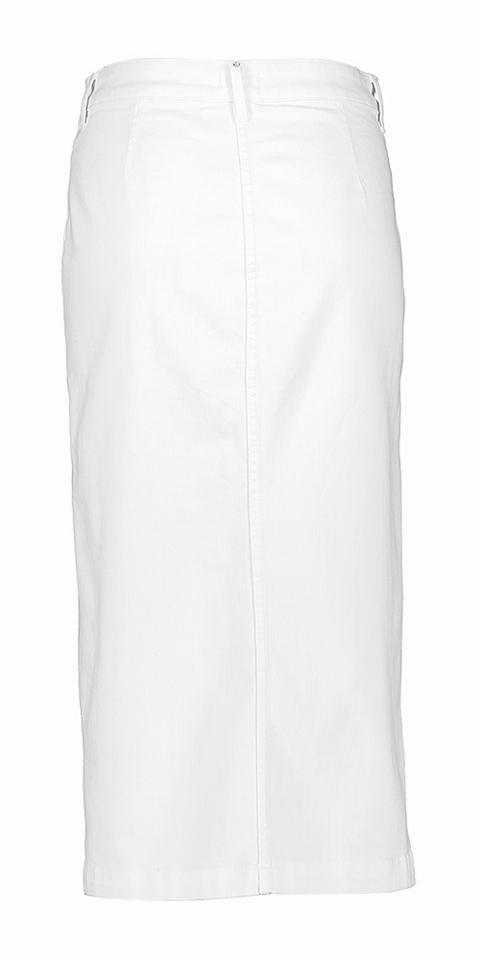 Witte jeans rok met gouden knopen Liu Jo