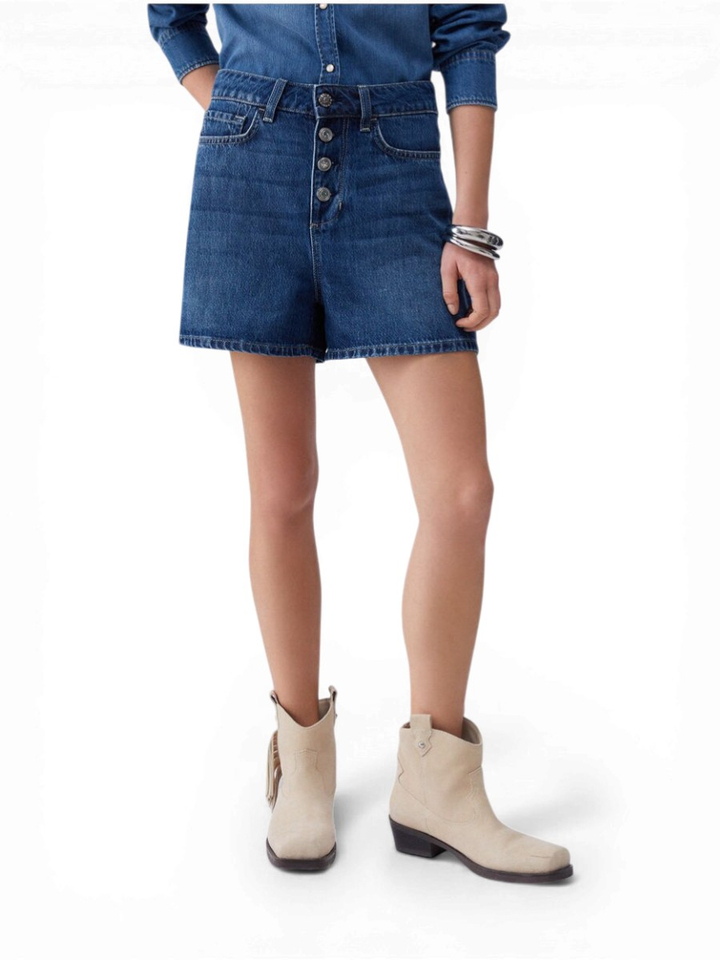 Blauwe jeans met knopendetail Liu Jo 