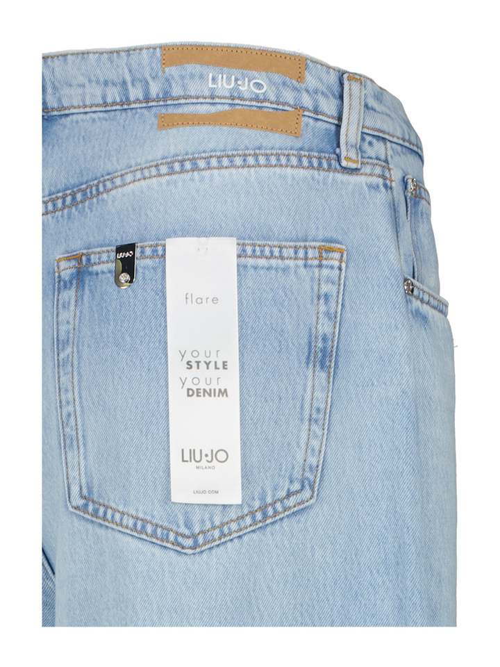 Lichtblauwe wide leg jeans Liu Jo 