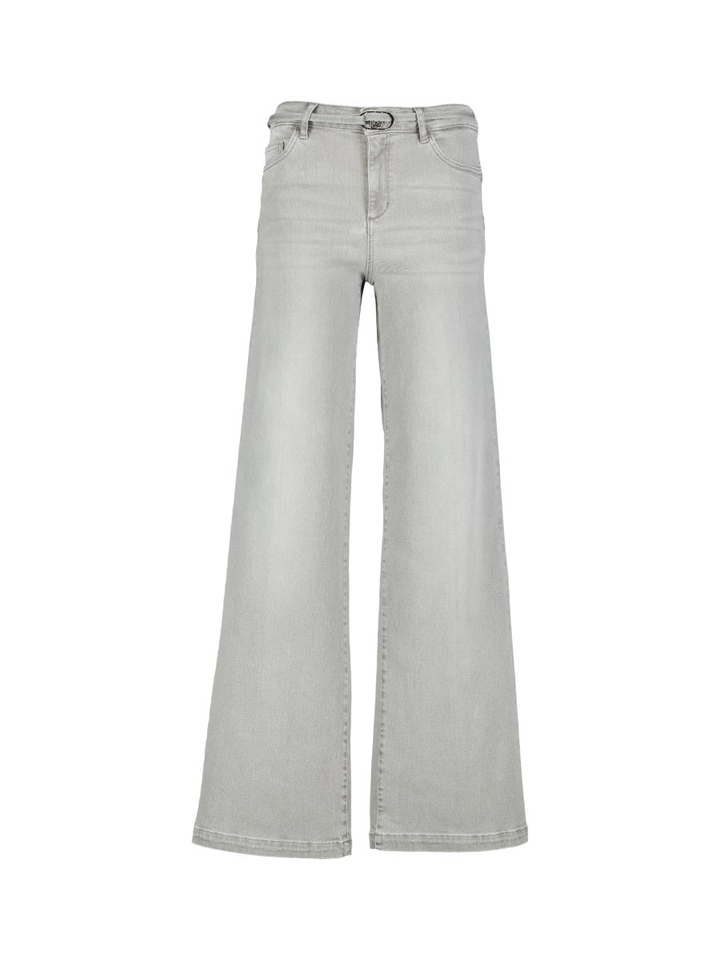 Grijze flare jeans met riem Liu Jo