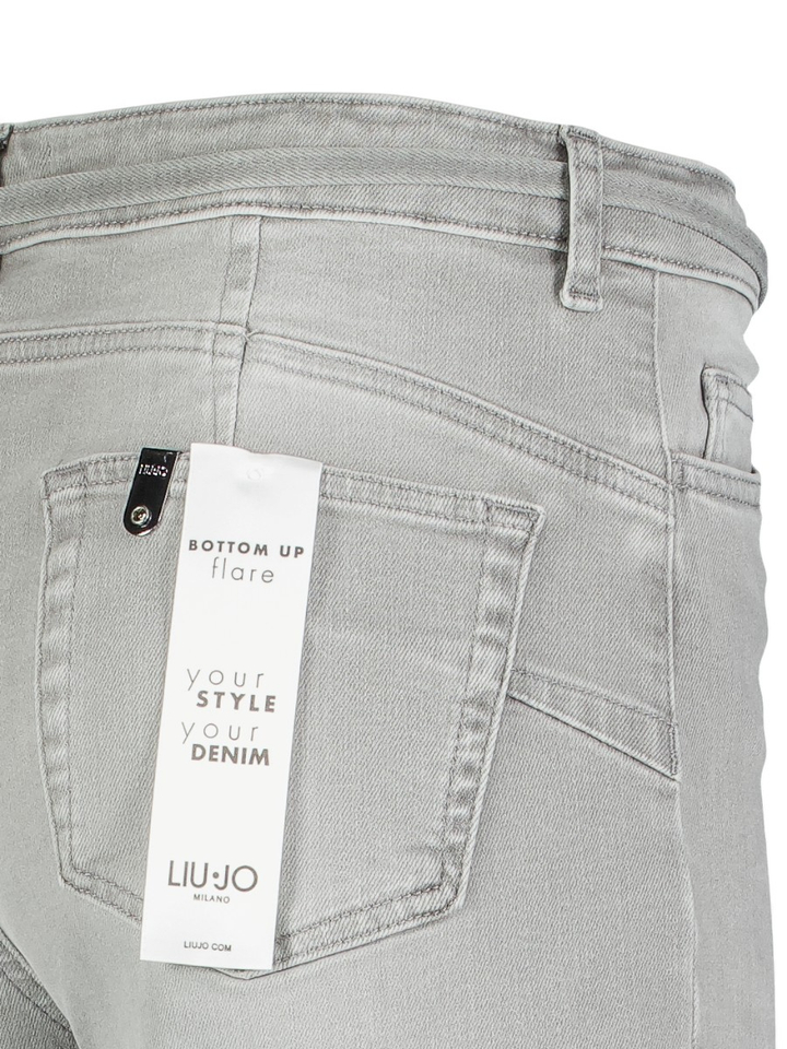 Grijze flare jeans met riem Liu Jo