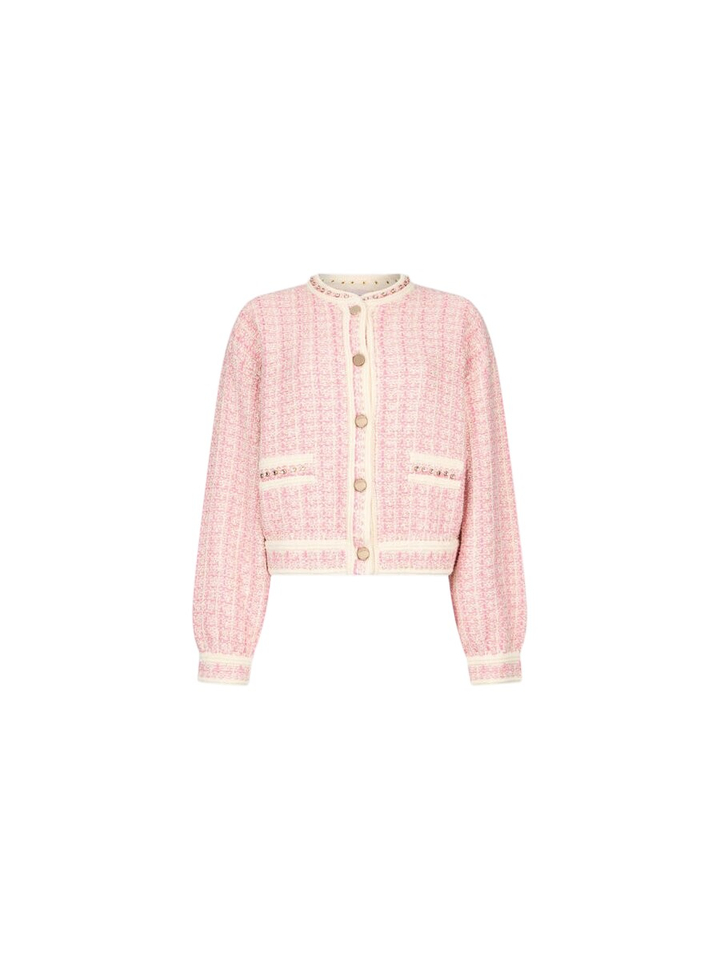 Roze wit kleurige gilet Liu Jo