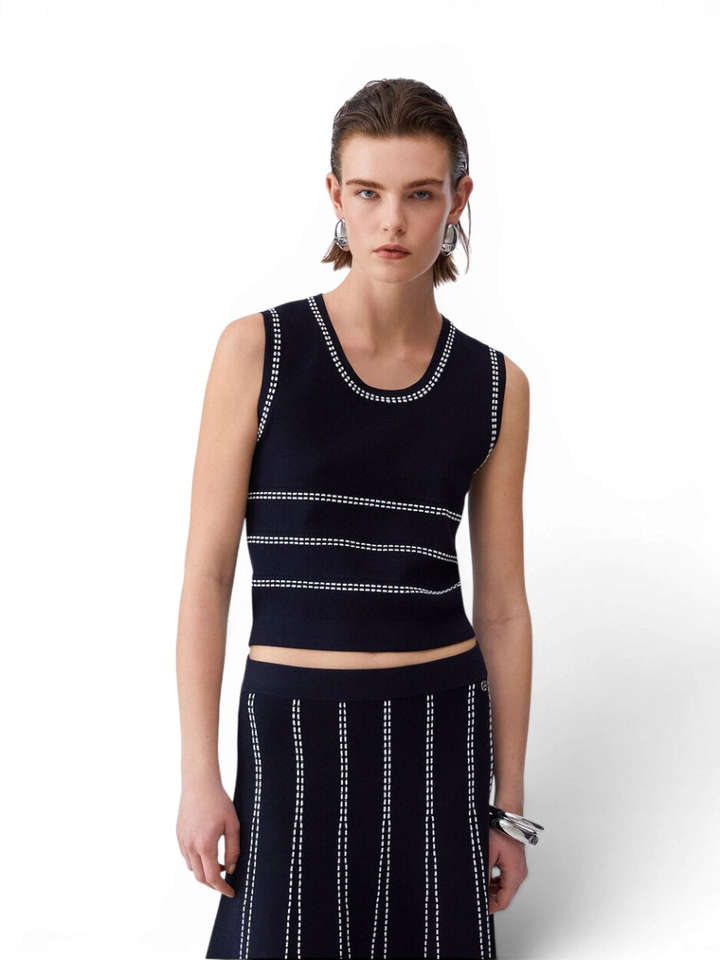 Donkerblauwe top Liu Jo