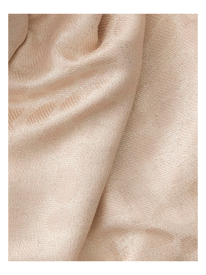 Beige glitter sjaal met print Liu Jo 