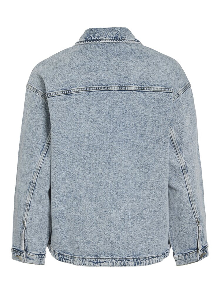 Light Blue denim jeansjasje Vila