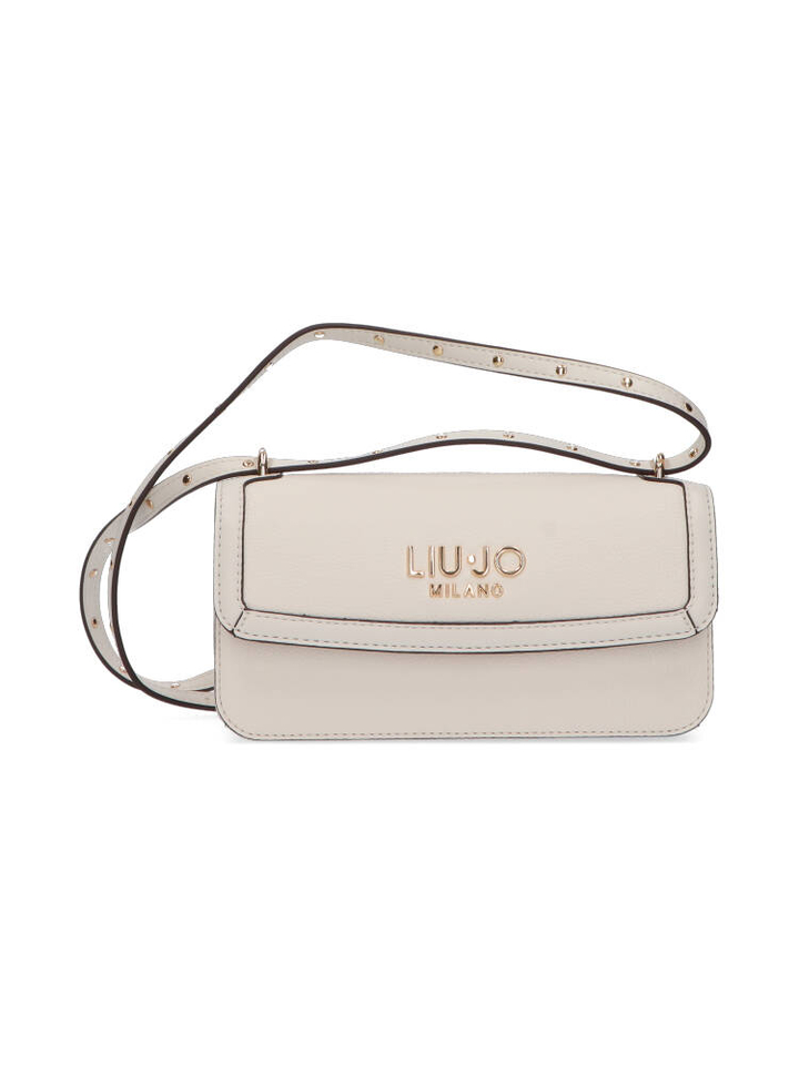 Ecru crossbody met logo Liu Jo