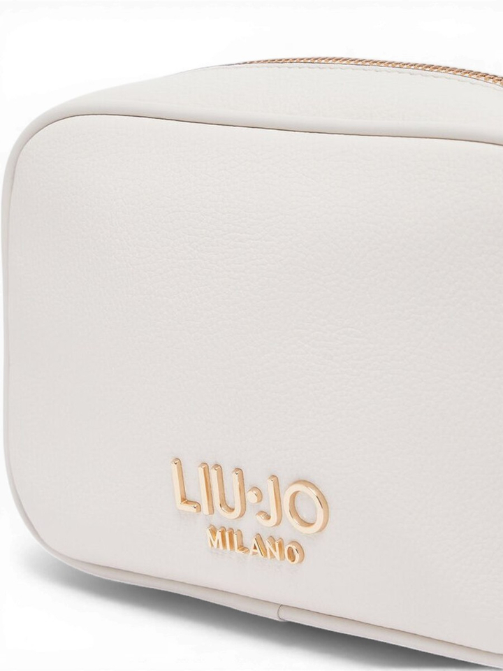 Ecru crossbody met logo Liu Jo