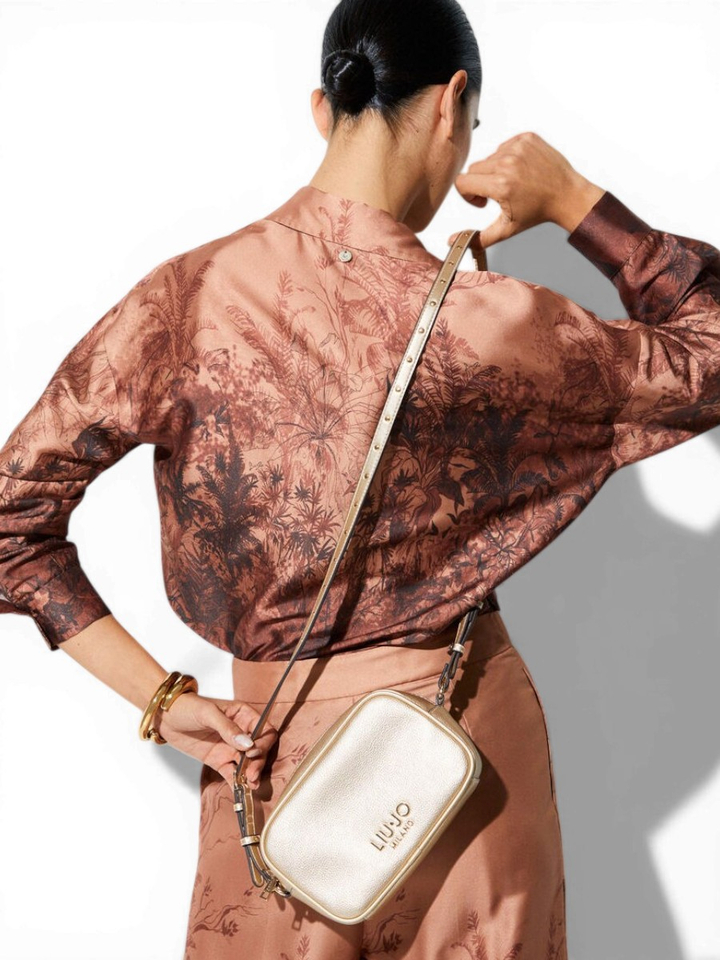 Gouden crossbody met logo detail Liu Jo 