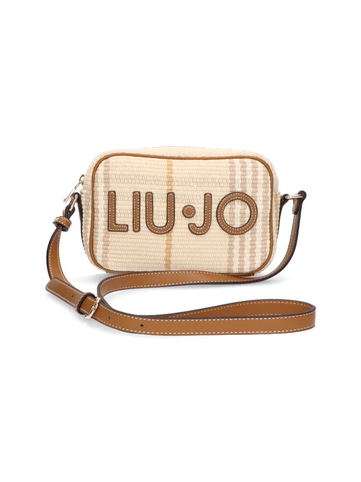 Beige geweven geruite crossbody Lui Jo 