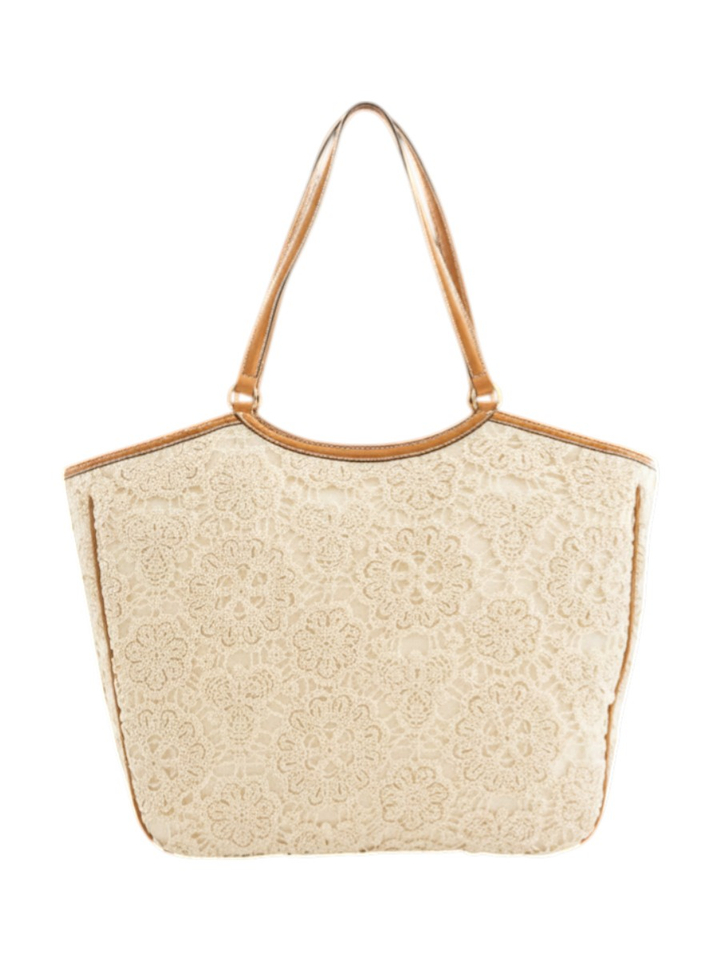Beige shopper in kant Lui Jo 