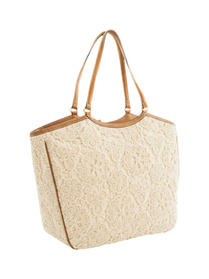 Beige shopper in kant Lui Jo 