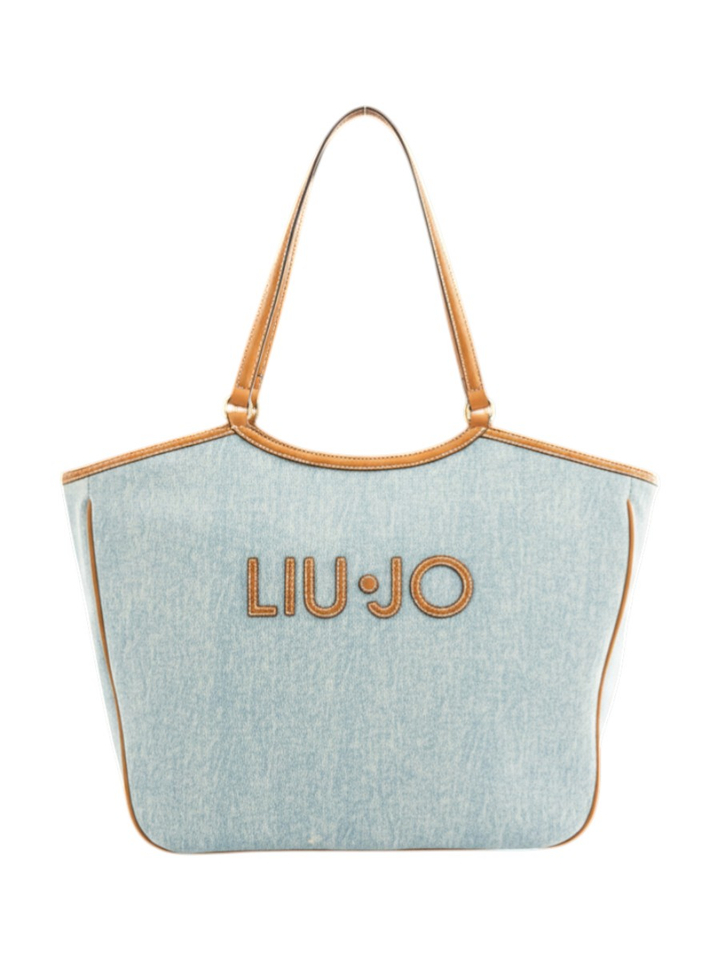 Jeansblauwe shopper Lui Jo