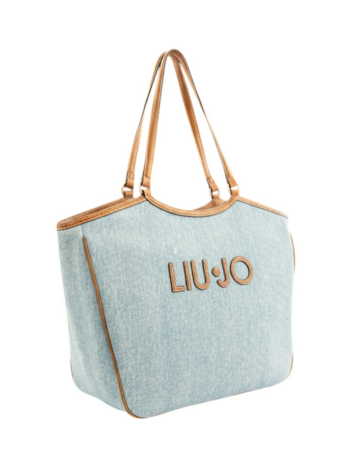 Jeansblauwe shopper Lui Jo