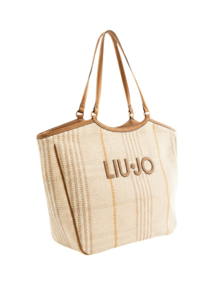Geruit geweven shopper Lui Jo 
