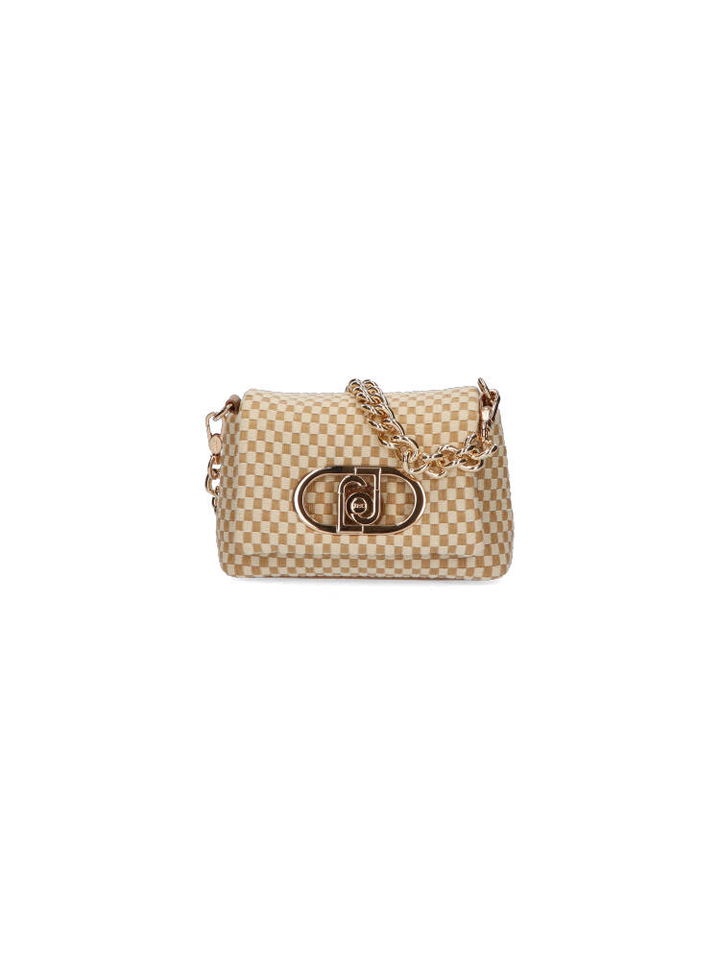 Beige crossbody met ruitmotief Liu Jo 
