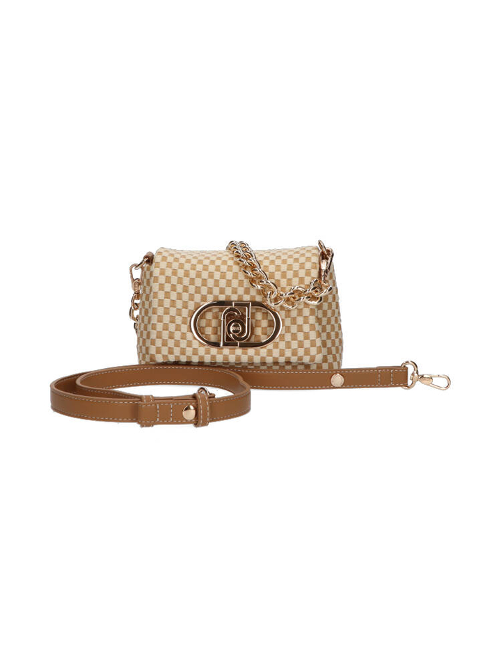 Beige crossbody met ruitmotief Liu Jo 