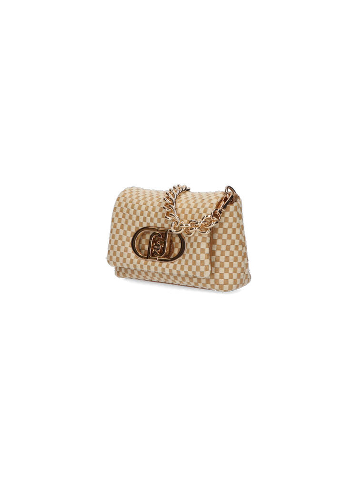 Beige crossbody met ruitmotief Liu Jo 