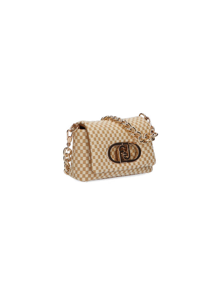 Beige crossbody met ruitmotief Liu Jo 