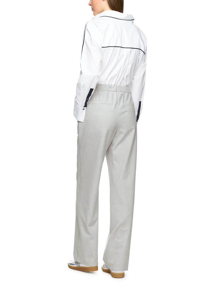 Grijze broek met elastiek Marccain Sport