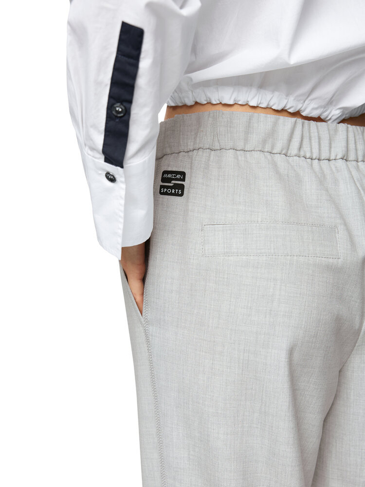 Grijze broek met elastiek Marccain Sport
