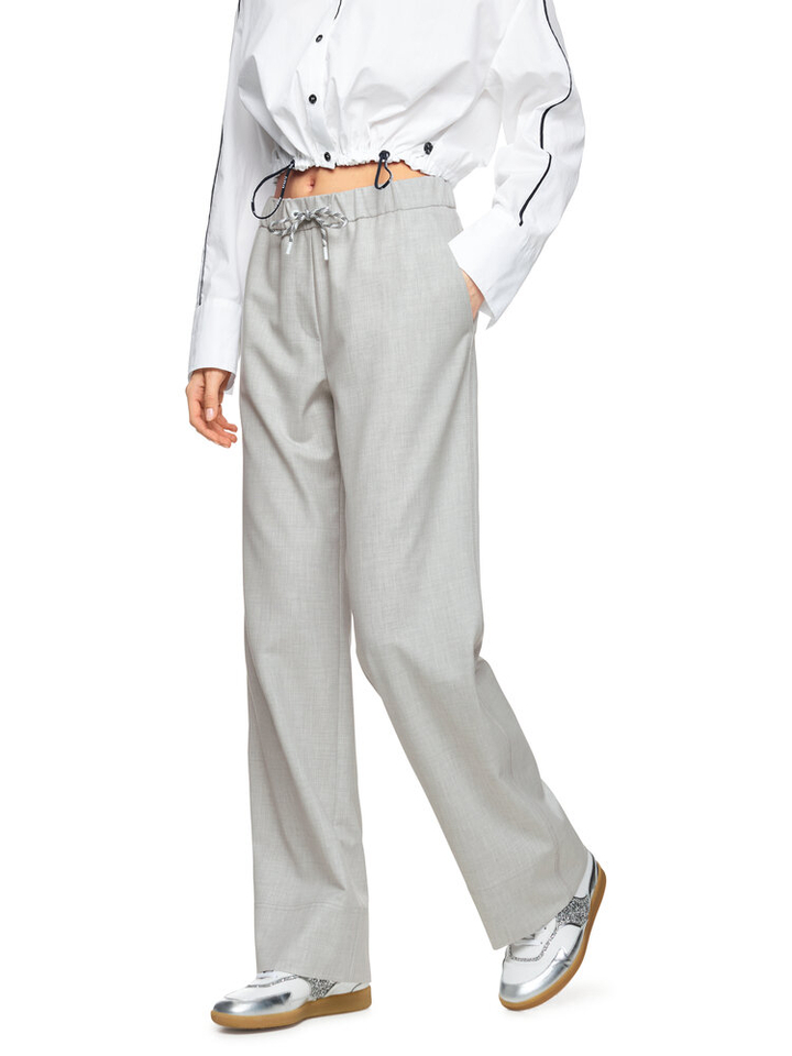 Grijze broek met elastiek Marccain Sport