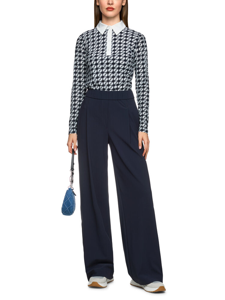 Donkerblauwe broek met elastiek Marc Cain sports