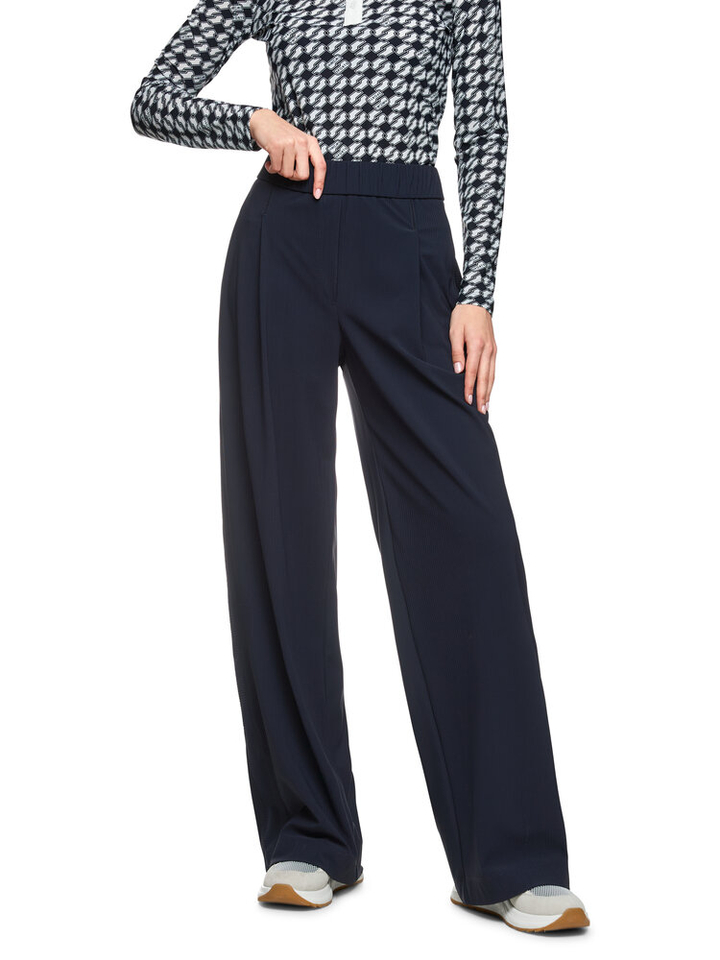 Donkerblauwe broek met elastiek Marc Cain sports
