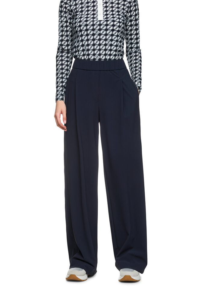 Donkerblauwe broek met elastiek Marc Cain sports
