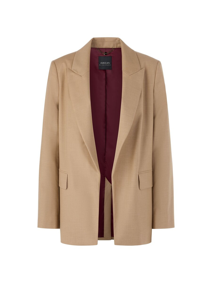 Beige blazer met zakken Marc Cain collections