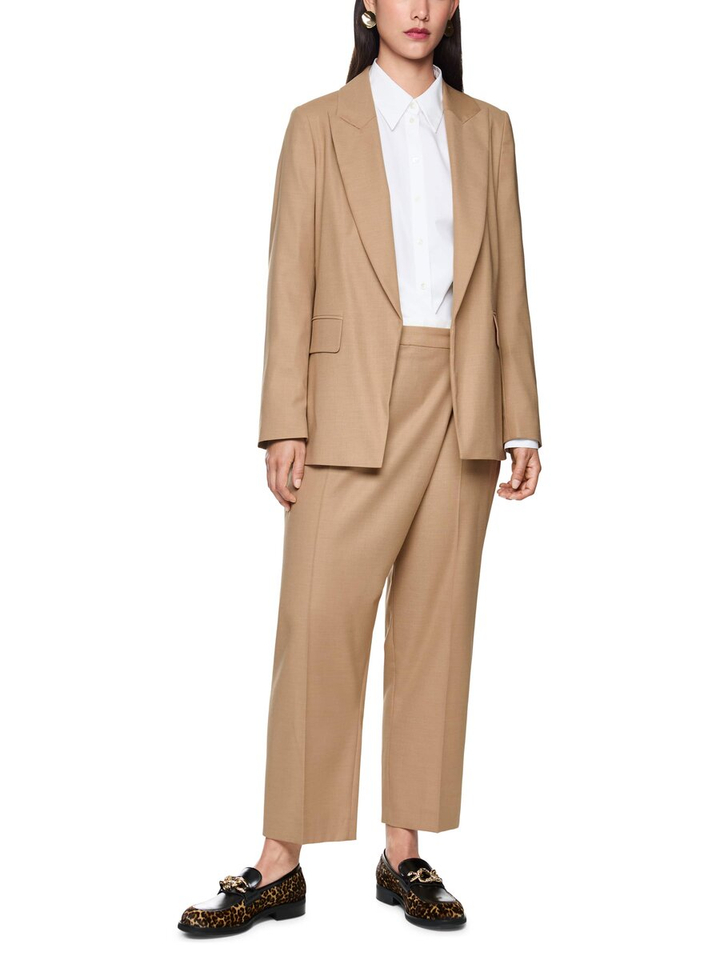 Beige blazer met zakken Marc Cain collections