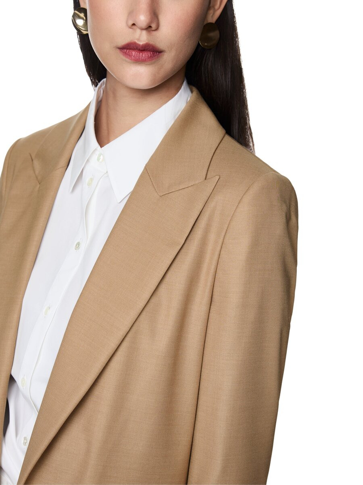 Beige blazer met zakken Marc Cain collections