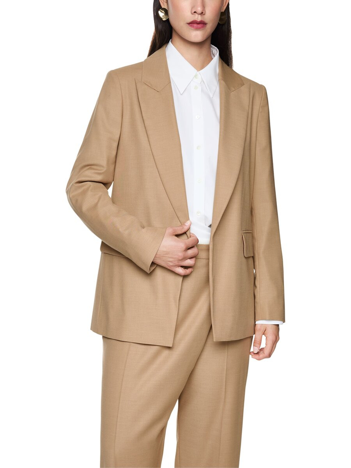 Beige blazer met zakken Marc Cain collections