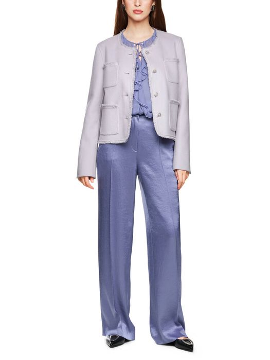 Paarse korte wollen vest Marccain Collection