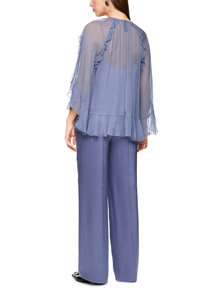Paarse bloes met ful detail Marccain Collection