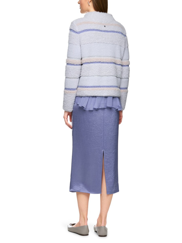 Lila gebreide trui met wol en alpaca Marccain Collection