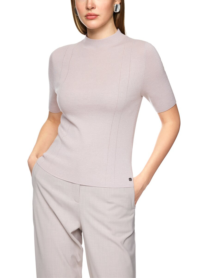 Taupe kleurige fijne pull met wol Marccain Collection