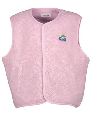 Roze teddy bodywarmer Hokotown American Vintage