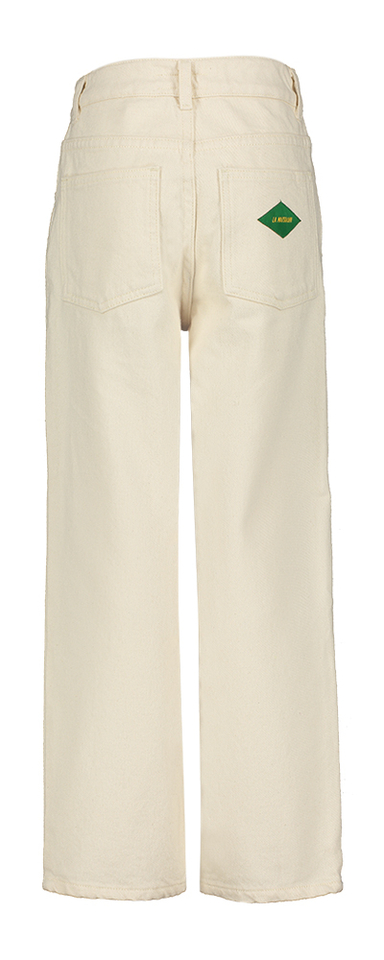 Ecru kleurige straight fit jeans Spy American Vintage