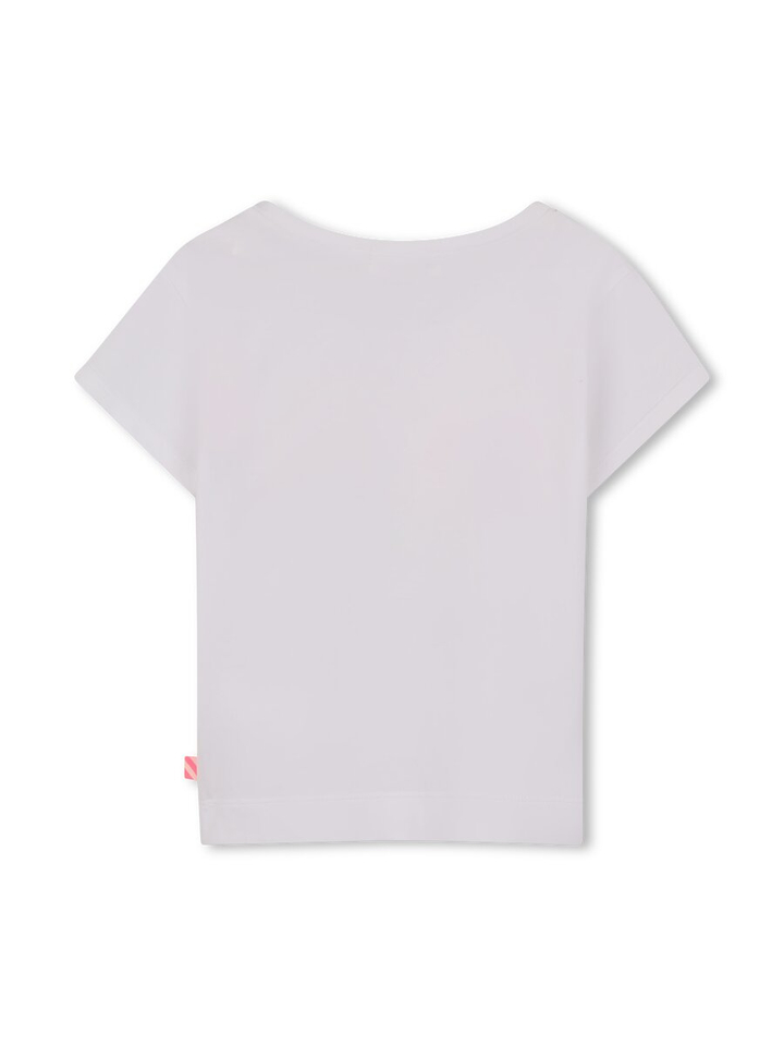 Witte t-shirt met opdruk Billieblush