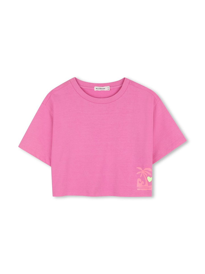 Roze crop T-shirt Billieblush