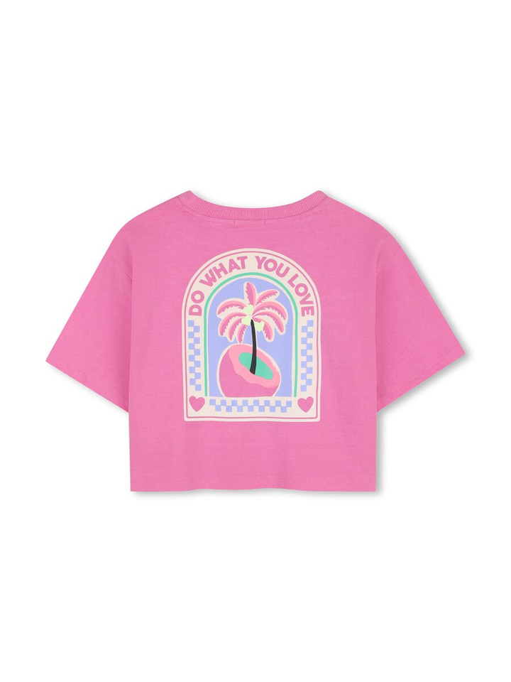 Roze crop T-shirt Billieblush