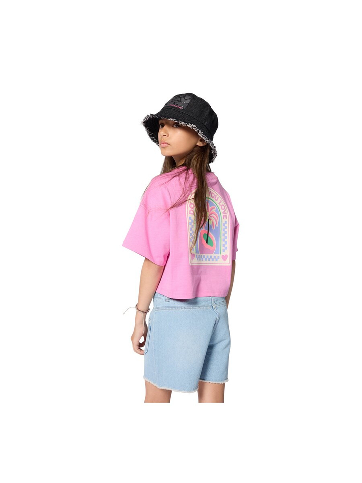 Roze crop T-shirt Billieblush